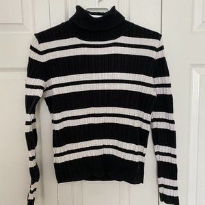 Vintage Cherokee Striped Turtleneck Sweater